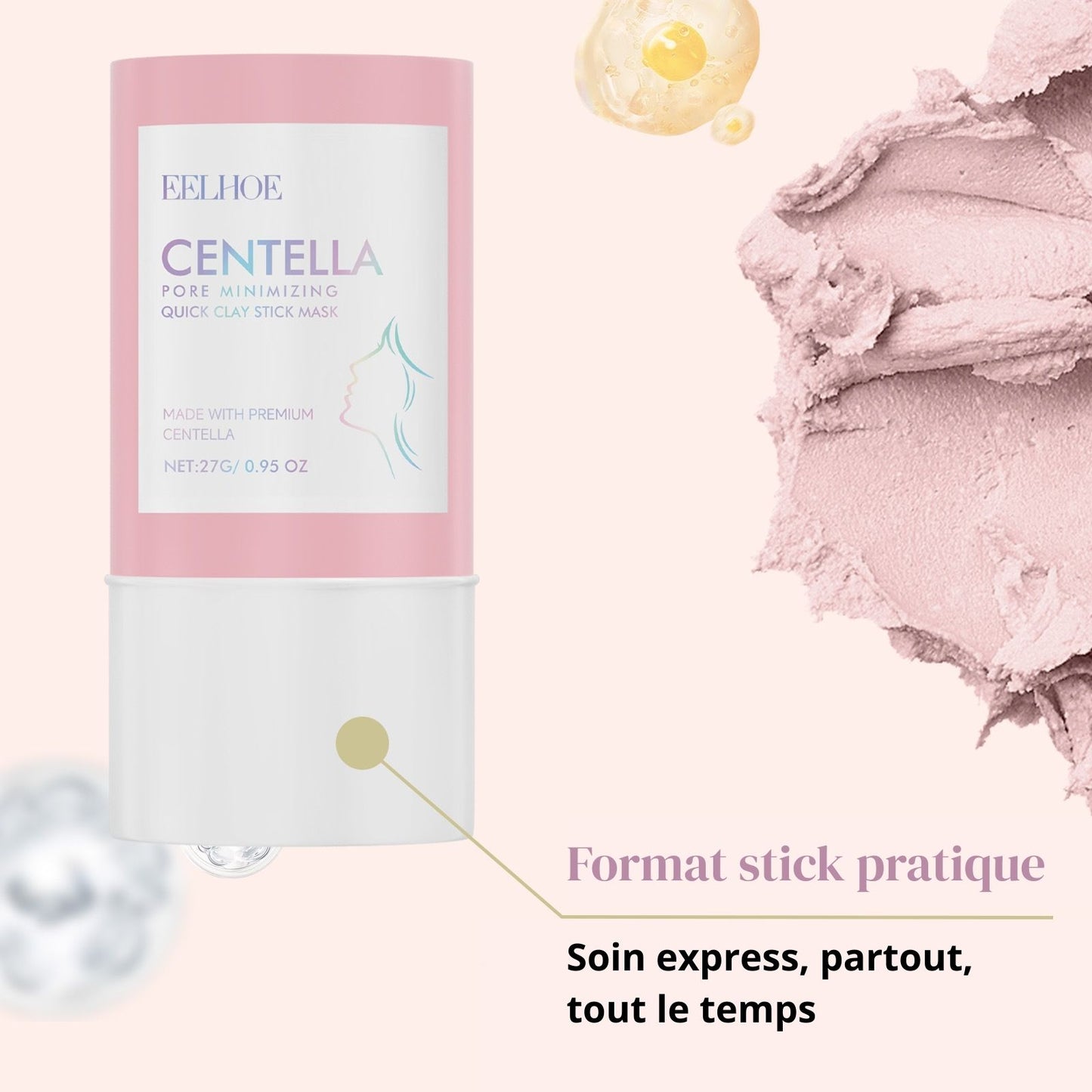 🌿 Stick Masque Centella™ — Purifie, Hydrate & Illumine